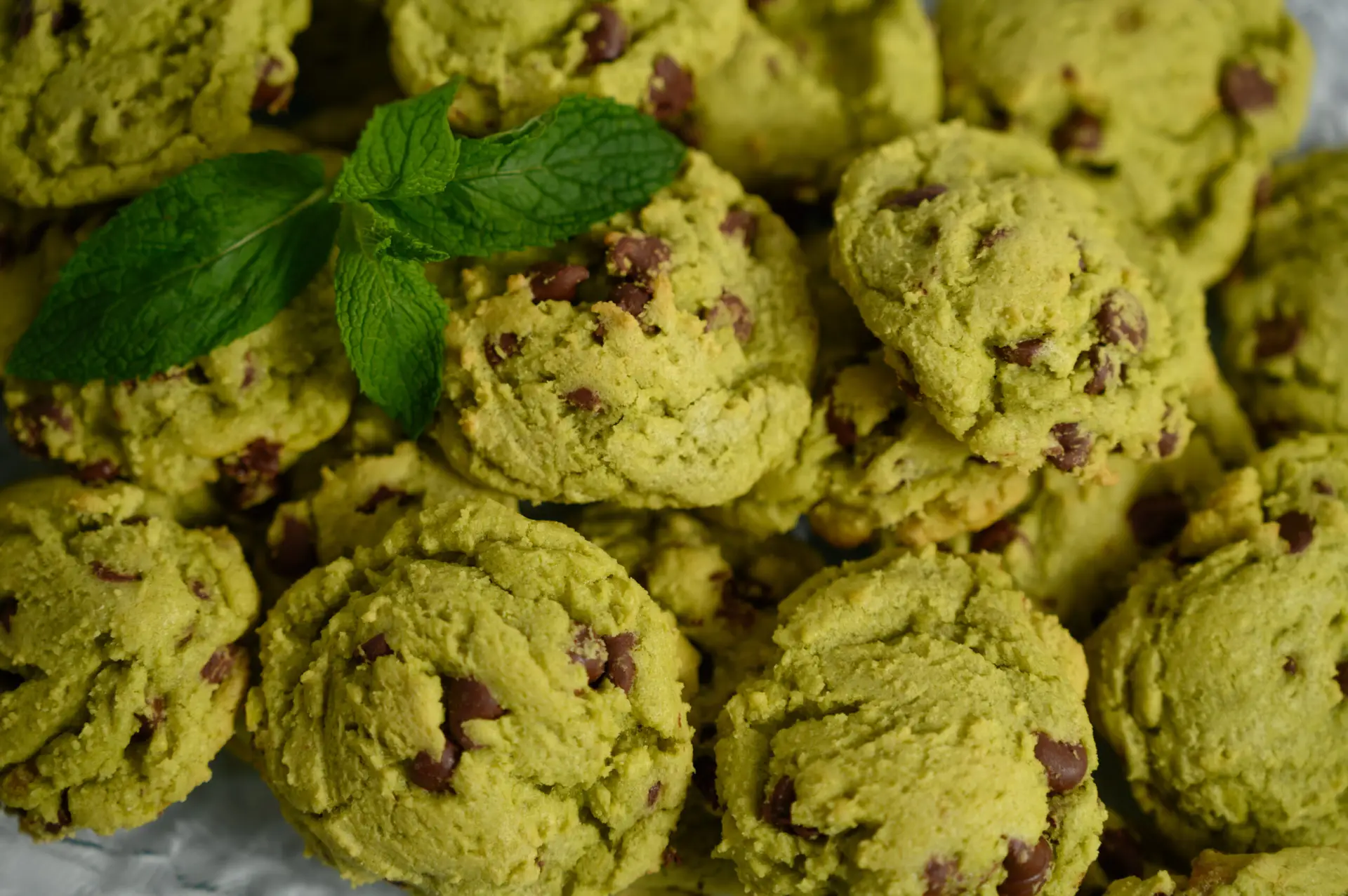 MInty chocolate chip cookies