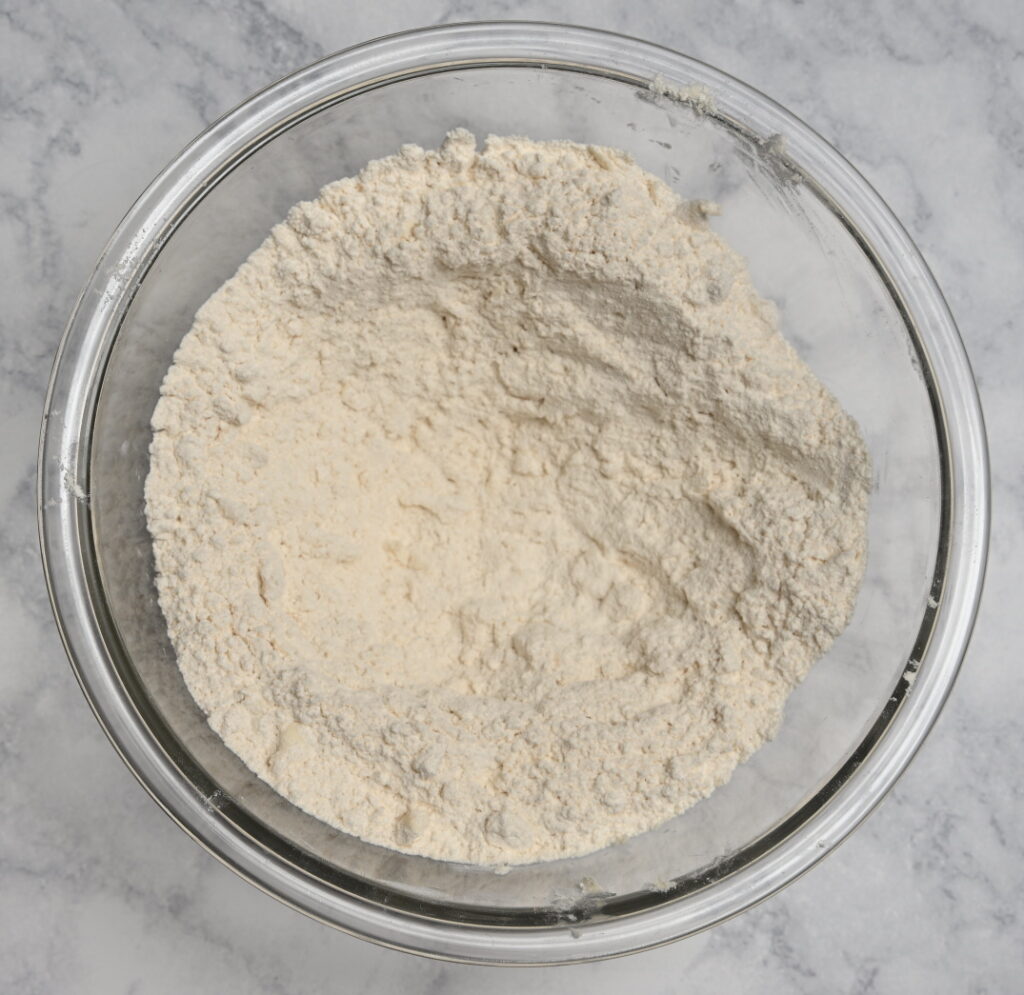flour mixture with butter
