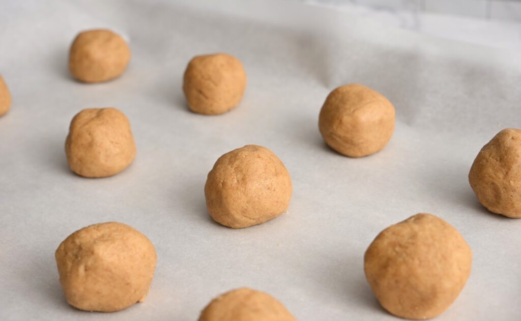 roll dough into balls