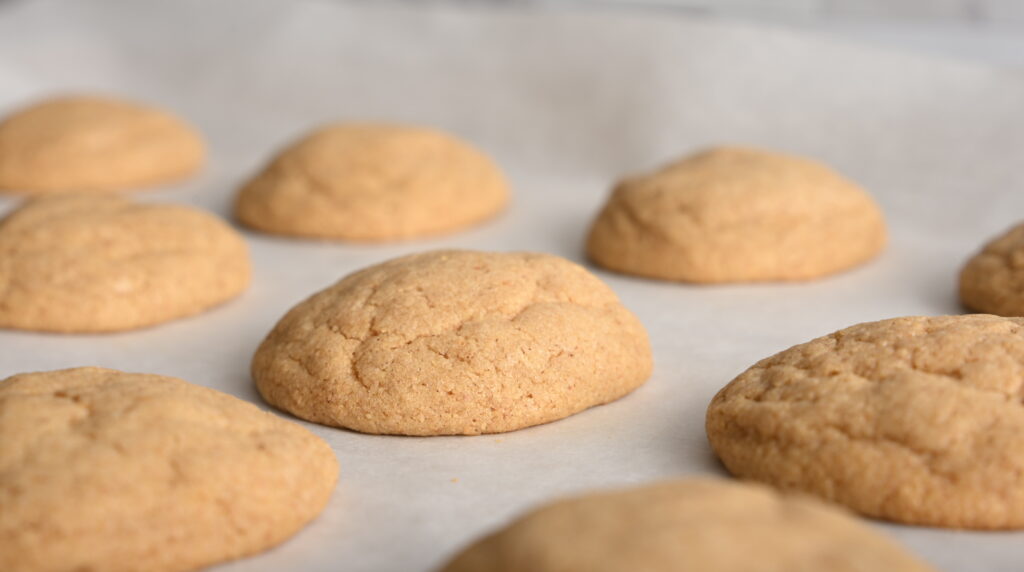 graham cracker cookie fresh out of the oven