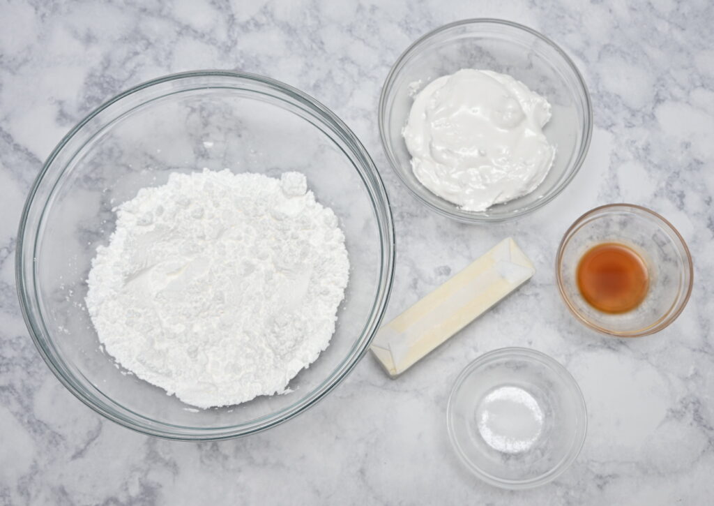 marshmallow buttercream ingredients to make frosted s'mores cookies