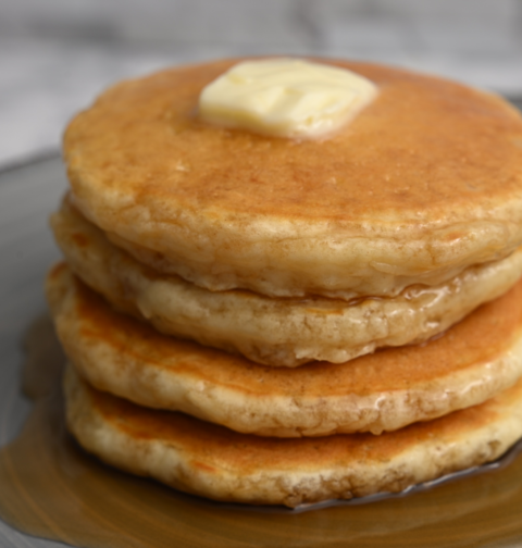 easy homemade fluffy pancakes
