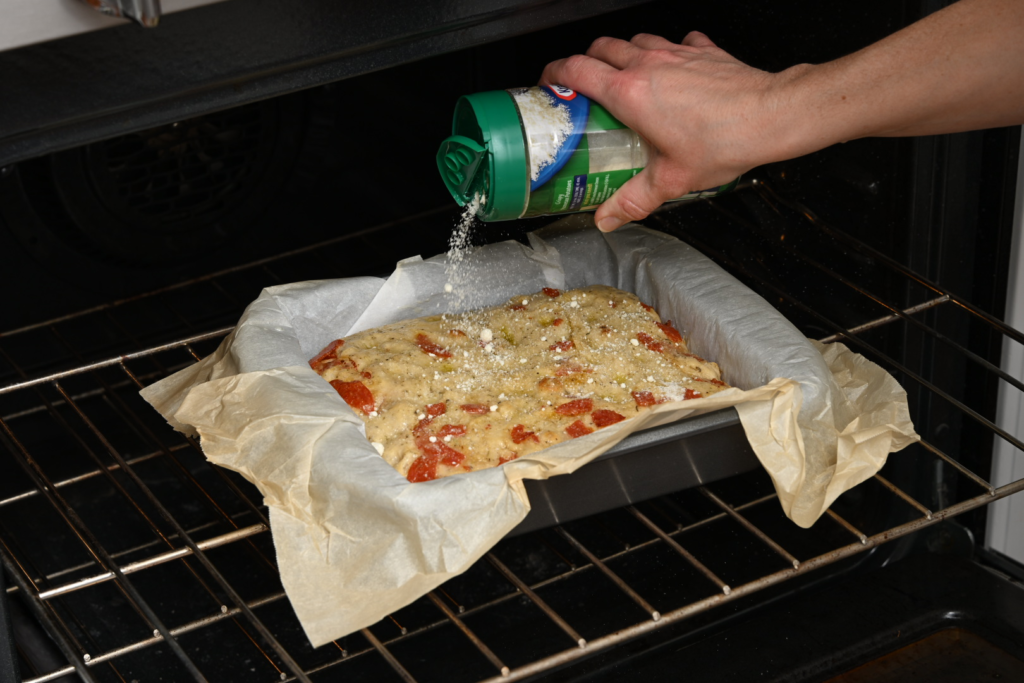 sprinkle parmesan cheese