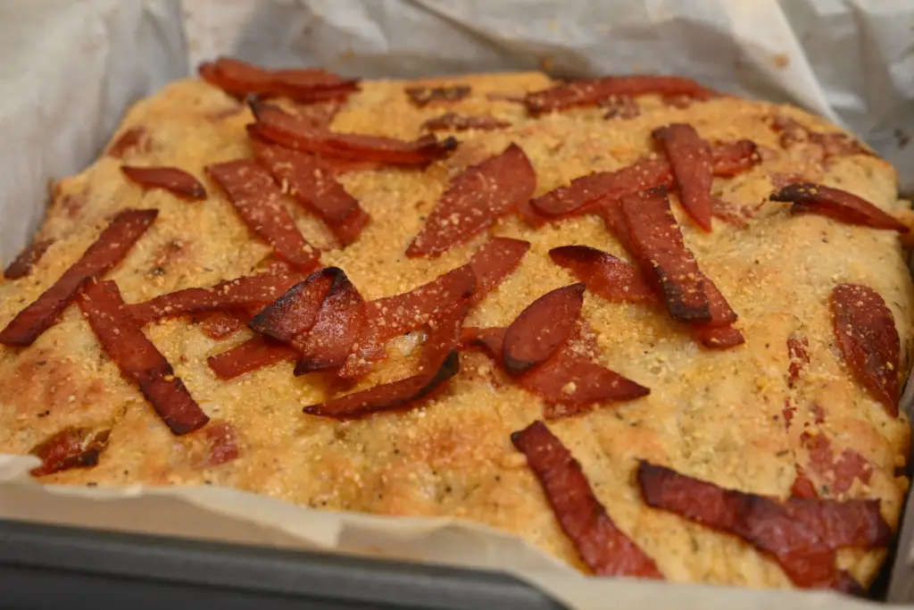 Pepperoni Focaccia Bread