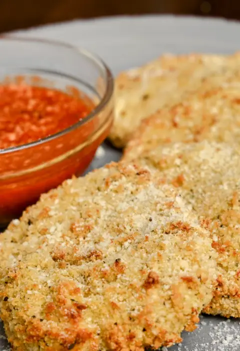 air fried fresh mozzarella cheese