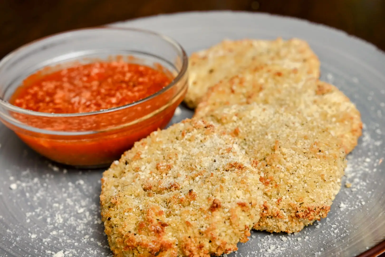 air fried fresh mozzarella cheese