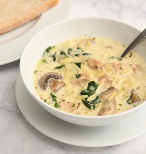 Creamy Chicken Mushroom Soup