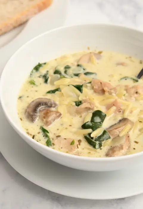 Creamy Chicken Mushroom Soup