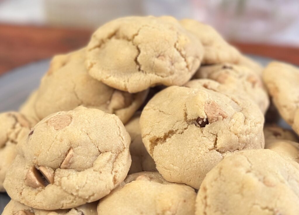 peanut butter chip surprise cookies
