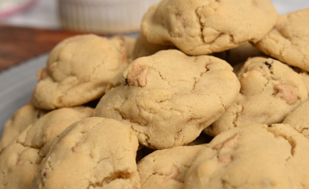 peanut butter chip surprise cookies